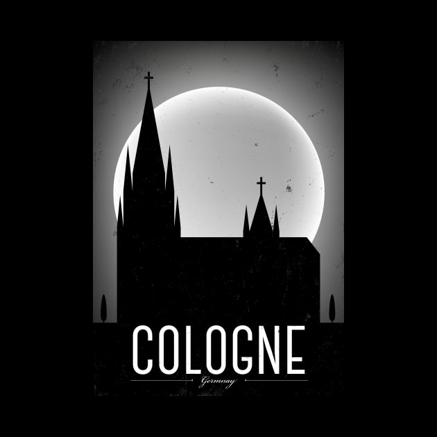 Cologne city poster by kursatunsal