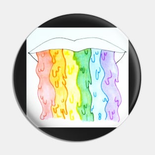 Rainbow Drool Pin