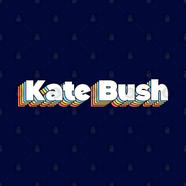 Kate Bush Vintage Text design by Trendsdk