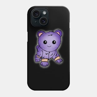 Cute Purple Baby Bear Phone Case