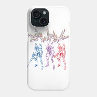 NERV Friends EVA 01 02 00 Phone Case