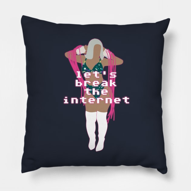 Break the Cyber Net Pillow by sofjac