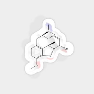 Codeine Molecule Chemistry Magnet