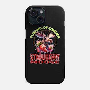 Flavors of Summer: Strawberry Moose Phone Case