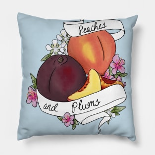 Peaches and Plums SFW Pillow