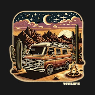 Campervan in the desert T-Shirt