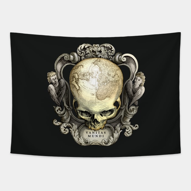 Vanitas Mundi Tapestry by Pepetto