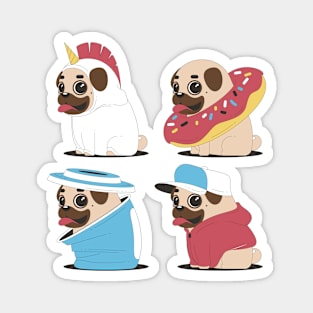 Pug Collection Magnet