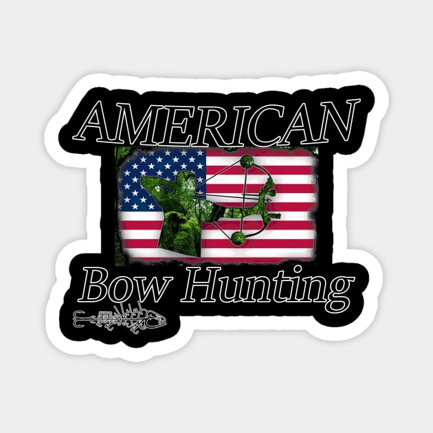 American bowhunting Magnet by Hook Ink