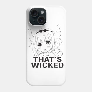 Kanna "That's Wicked" (White) Phone Case