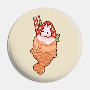 Taiyaki Bunny Pin