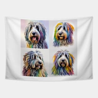 Bergamasco Sheepdog Quartet Tapestry