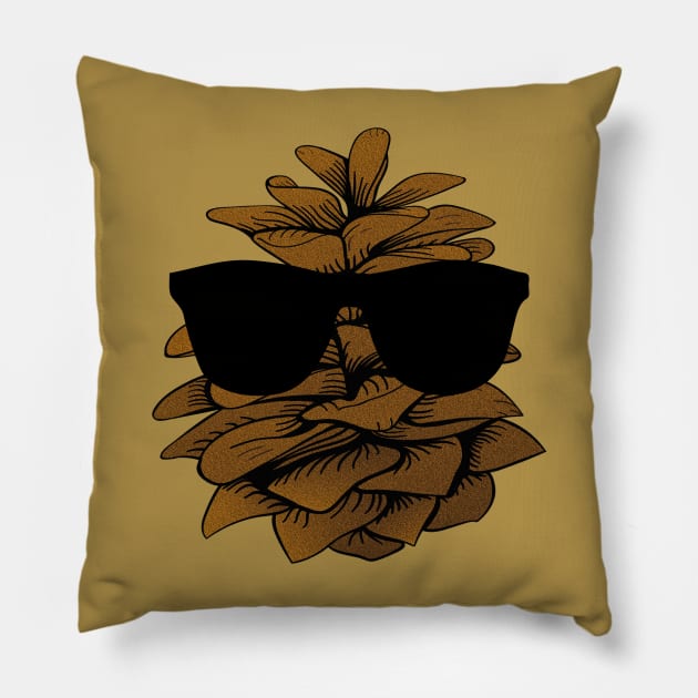 Cool Pinecone Pillow by SandraKC