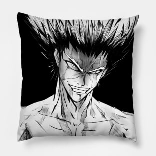 the mark of the wolves garou martial art expert in anime style ecopop in dark Pillow