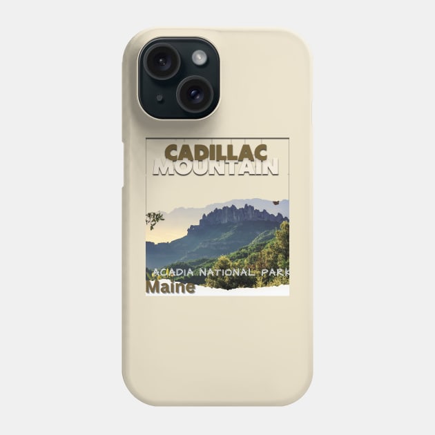 Cadillac Mountain Phone Case by TeeText