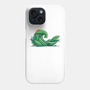 GREEN WAVE Phone Case