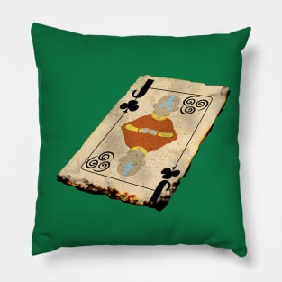 Burning Aang playing card Pillow