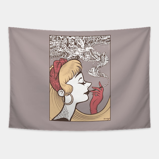 Raptus Tapestry by BettiG