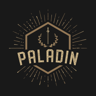 Paladin Character Class Tabletop Roleplaying RPG Gaming Addict T-Shirt