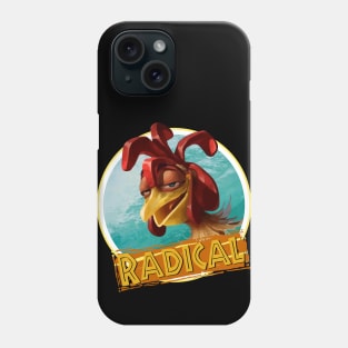 Surfing Chicken Joe - Radical quote Phone Case