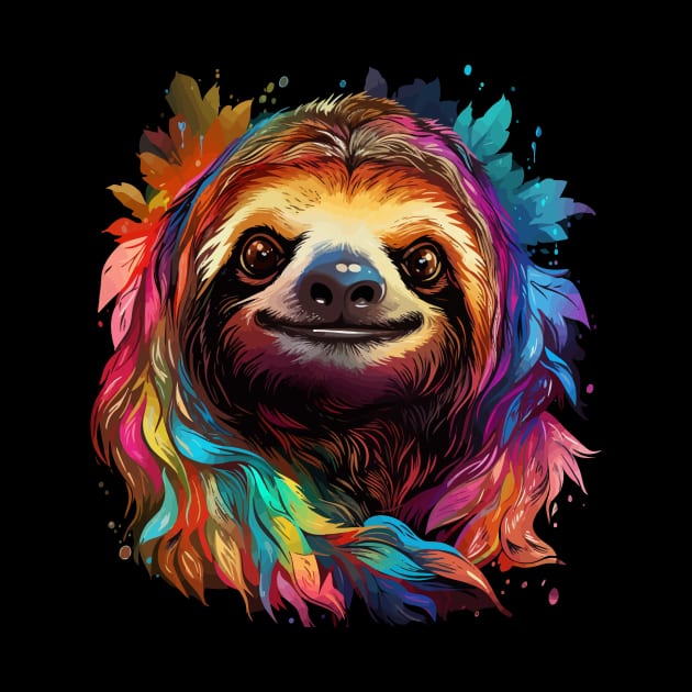 Sloth Rainbow by JH Mart