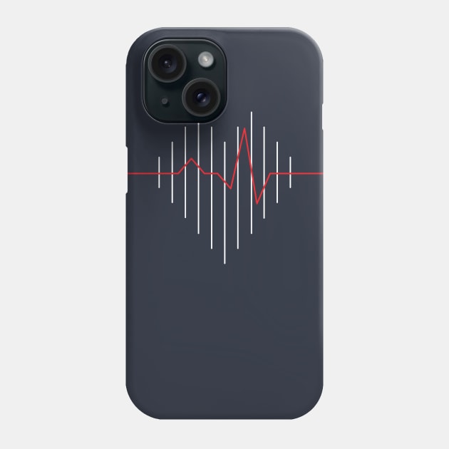 Heart Beat Phone Case by atlas designs