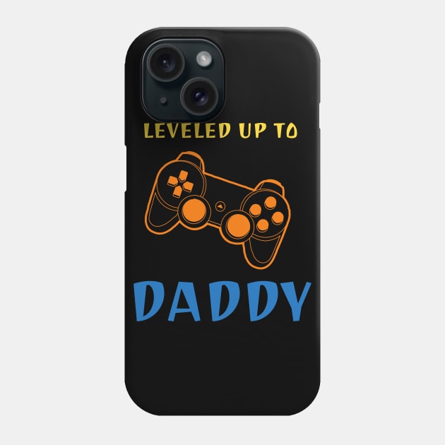 Leveled Up To Daddy Shirt Father's Day Gift For Gamer Pajama Phone Case by DDJOY Perfect Gift Shirts