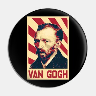 Van Gogh Retro Pin