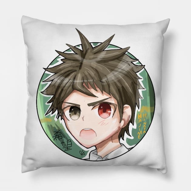 Hajime Hinata Danganronpa; By Kībo-Kībo Pillow by Kibo-Kibo