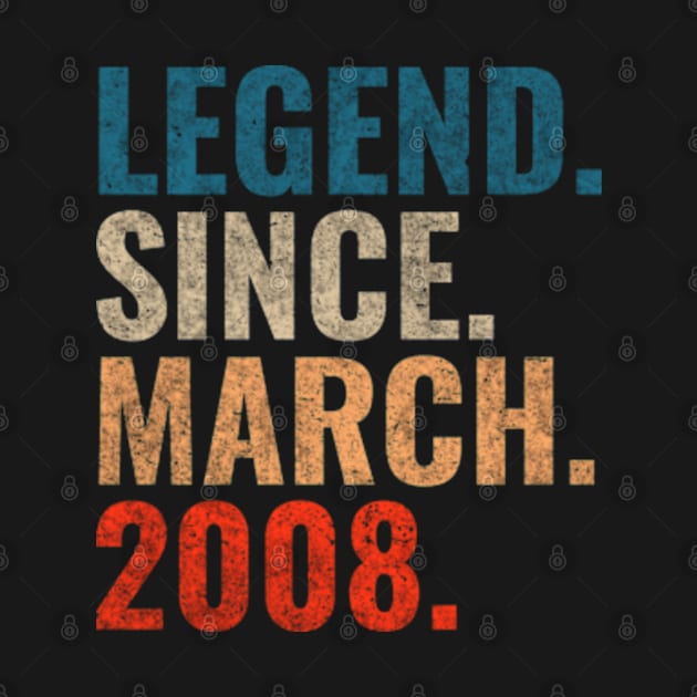 Legend since March 2008 Retro 2008 by TeeLogic