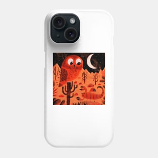 Desert Owl and Scorpion Phone Case