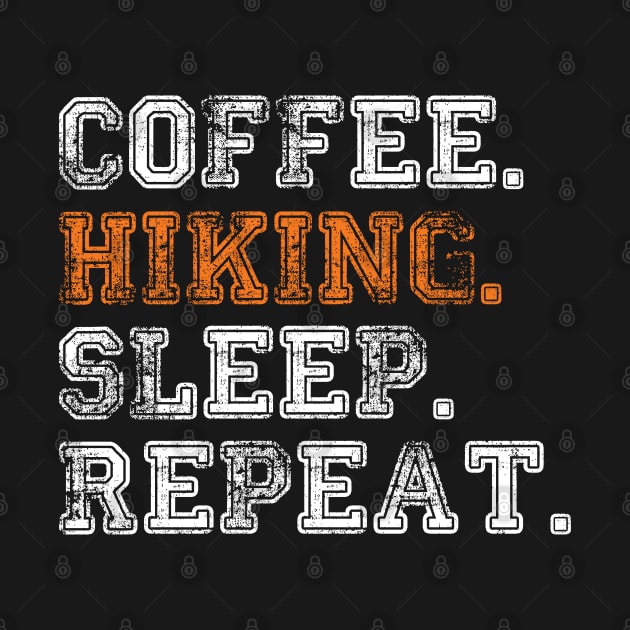 Coffee Hiking Sleep Repeat Outdoor Adventure by Uniqueify