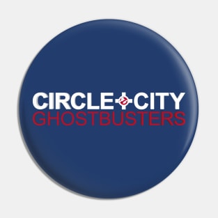 Circle City Ghostbusters Wordmark (Dark Shirts) Pin