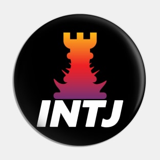 INTJ - Evil Rook - Personality Type | T-Shirt | Myers Briggs | MBTI | Typology | Mastermind | Architect Pin