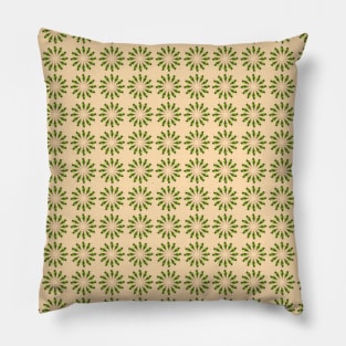 Short-tailed emerald hummingbird at dawn pattern Pillow