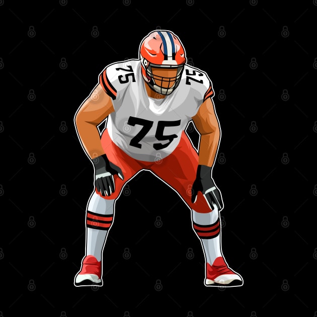 Joel Bitonio #75 Defend by GuardWall17