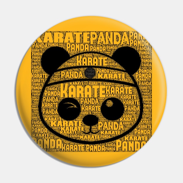 Karate Panda created out of type Pin by Karate Panda