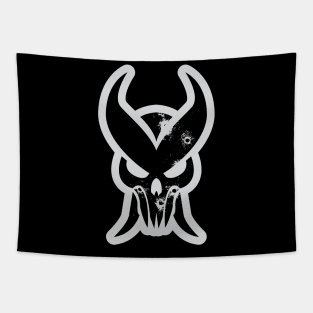 Damaged Punish Hero Skull Tapestry