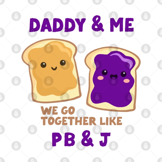 pbj daddy & me (grape) by mystudiocreate