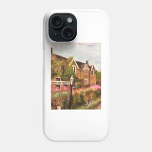 Somerset, Houses and Flowers Phone Case