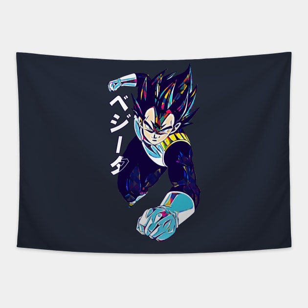 Vegeta Dragon Ball Tapestry by Retrostyle