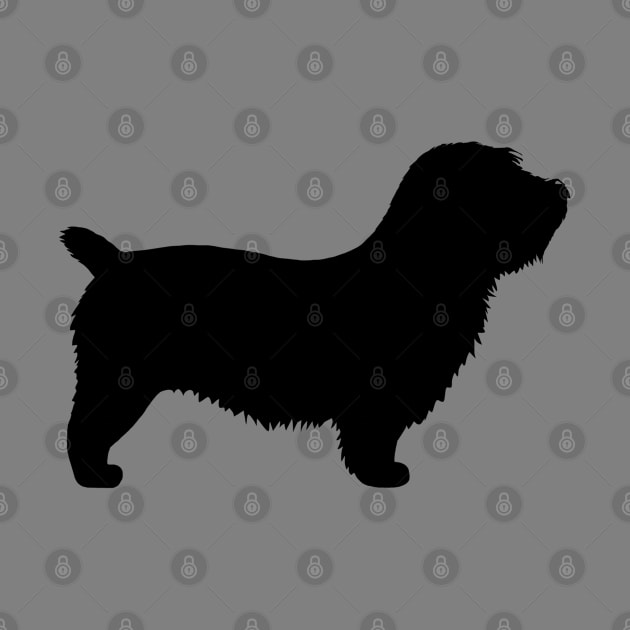 Glen of Imaal Terrier Silhouette by Coffee Squirrel