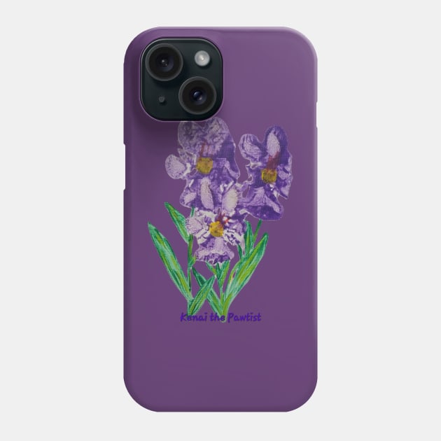 Kenai purple 3 Phone Case by The Pawtist Shop