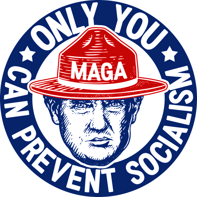 Ultra MAGA | Only You Can Prevent Socialism | We The People 1776 - 2022 | Blue Red - Darker Colors Kids T-Shirt by anycolordesigns