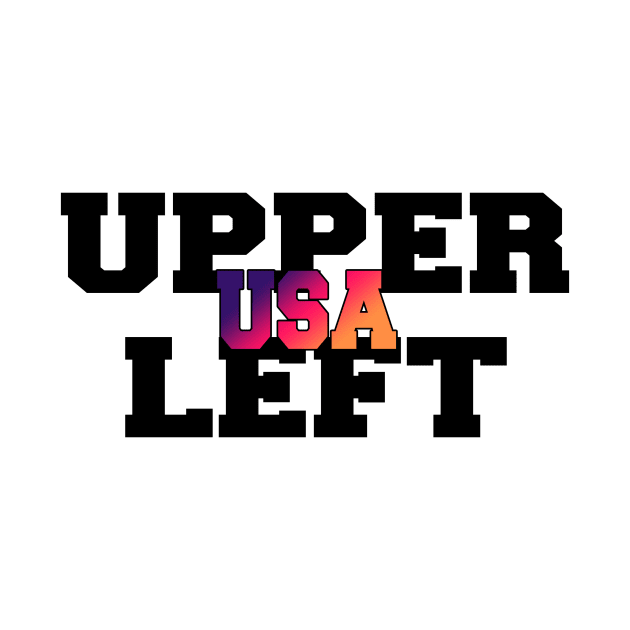 UPPER LEFT USA by karimydesign