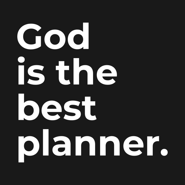 Islamic - God is the best planner by Muslimory