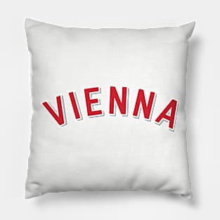 Vienna Austria Vintage Arched Type Pillow