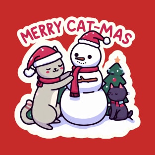 Merry Cat-Mas T-Shirt