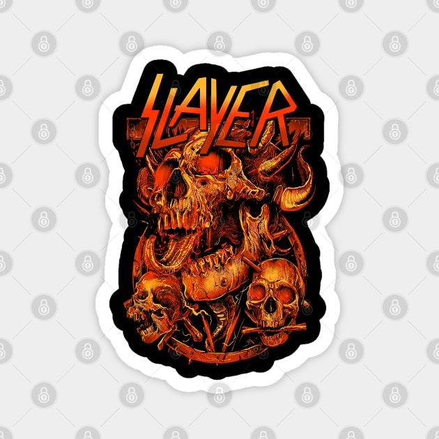 Devil Thrash metal Magnet by Innboy