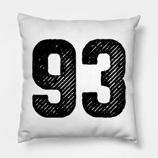 Ninety Three 93 Pillow